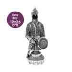 Zemzem Kalkanlı Biblo Orta Boy Gümüş K596