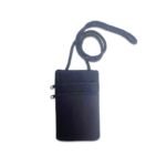 Zemzem Boyun Cüzdanı Siyah Çift Cepli