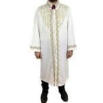 Zemzem Tam Nakışlı İmam Cübbesi 1040 Hacegan Modeli - Görsel 4