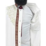 Zemzem Tam Nakışlı Şeritli İmam Cübbesi 1225 Şemsimah Modeli - Görsel 3