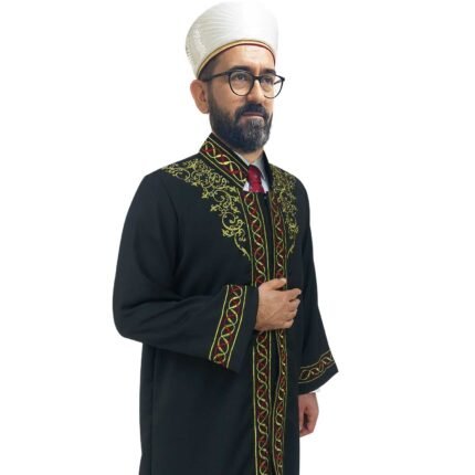 Zemzem Tam Nakışlı İmam Cübbesi 1661 Divani Modeli