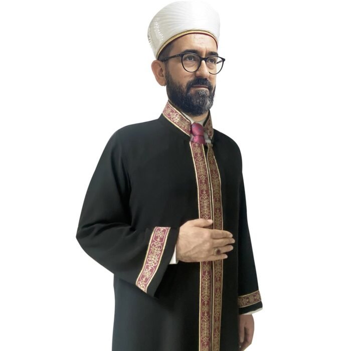 Zemzem Şeritli İmam Cübbesi 1820 Şehrayin Modeli - Görsel 1