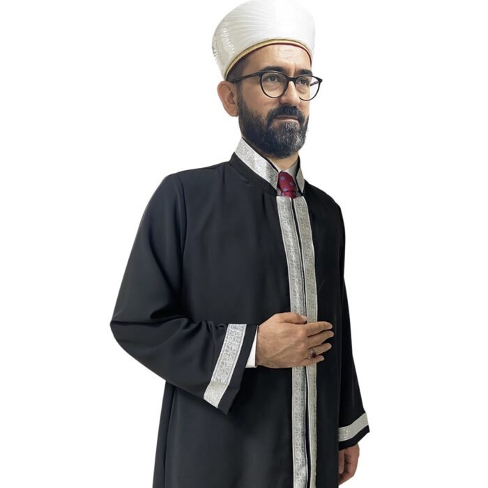 Zemzem Şeritli İmam Cübbesi 1158 Muhibban Modeli - Görsel 1