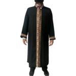 Zemzem Şeritli İmam Cübbesi 1820 Şehrayin Modeli - Görsel 4