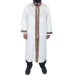 Zemzem Tam Nakışlı Şeritli İmam Cübbesi 1225 Şemsimah Modeli - Görsel 4