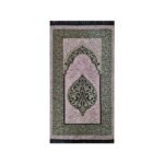 Zemzem Osmanlı Desenli Pudra Renkli Şönil Seccade