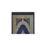 Zemzem Osmanlı Desenli Lacivert Renkli Şönil Seccade - Görsel 2