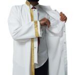 Zemzem Şeritli İmam Cübbesi 1944 İsfahan Modeli - Görsel 3