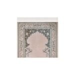 Zemzem Krem Renkli Çiçekli Mihraplı Dokuma Seccade 500 gr - Görsel 2