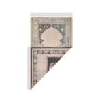 Zemzem Krem Renkli Çiçekli Mihraplı Dokuma Seccade 500 gr - Görsel 3