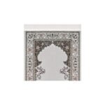 Zemzem Bej Renkli Çiçekli Mihraplı Dokuma Seccade 500 gr - Görsel 2