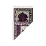 Zemzem Mor Renkli Çiçekli Mihraplı Dokuma Seccade 500 gr - Görsel 3
