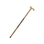 Zemzem Özel İşlemeli Ahşap Siyah Baston